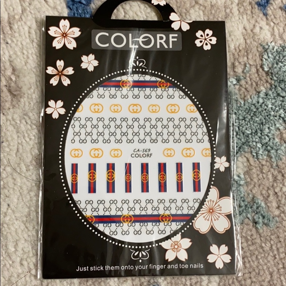 Brand new nails stickers . One piece